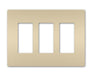 Legrand Canada - Three-Gang Screwless Wall Plate - Ivory- Union Lighting Luminaires Decor