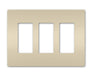 Legrand Canada - Three-Gang Screwless Wall Plate - Light Almond- Union Lighting Luminaires Decor