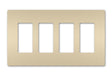 Legrand Canada - Four-Gang Screwless Wall Plate - Ivory- Union Lighting Luminaires Decor