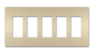 Legrand Canada - Five-Gang Screwless Wall Plate - Ivory- Union Lighting Luminaires Decor
