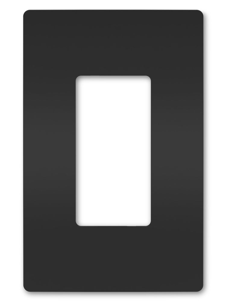 Legrand Canada - One-Gang Screwless Wall Plate - Black- Union Lighting Luminaires Decor