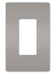 Legrand Canada - One-Gang Screwless Wall Plate - Gray- Union Lighting Luminaires Decor