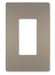 Legrand Canada - One-Gang Screwless Wall Plate - Nickel- Union Lighting Luminaires Decor