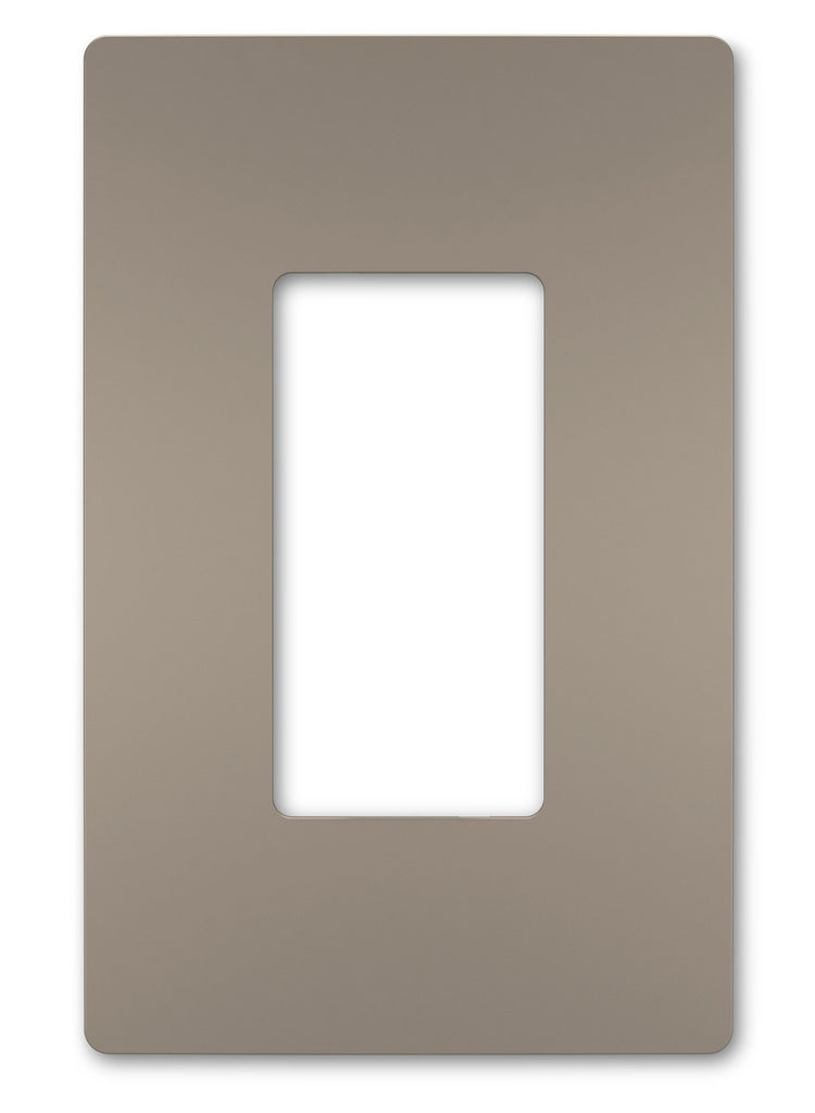 Legrand Canada - One-Gang Screwless Wall Plate - Nickel- Union Lighting Luminaires Decor