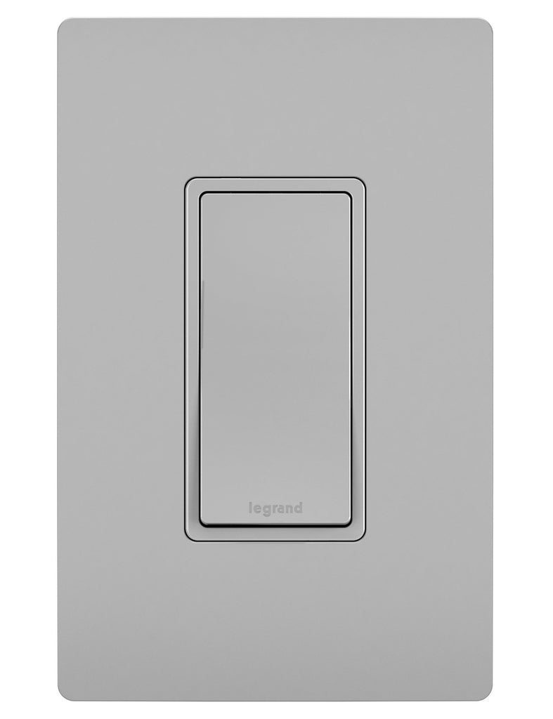 Legrand Canada - 15A Single-Pole Switch - Gray- Union Lighting Luminaires Decor