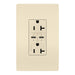 Legrand Canada - 20A Tamper Resistant Ultra Fast PLUS Power Delivery USB Type C/C Outlet - Light Almond- Union Lighting Luminaires Decor