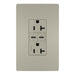 Legrand Canada - 20A Tamper Resistant Ultra Fast PLUS Power Delivery USB Type C/C Outlet - Nickel- Union Lighting Luminaires Decor