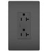 Legrand Canada - Spec Grade 20A Tamper-Resistant Receptacles - Black- Union Lighting Luminaires Decor