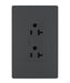 Legrand Canada - Spec Grade 20A Tamper-Resistant Receptacle - Graphite- Union Lighting Luminaires Decor