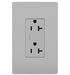 Legrand Canada - Spec Grade 20A Tamper-Resistant Receptacle - Gray- Union Lighting Luminaires Decor