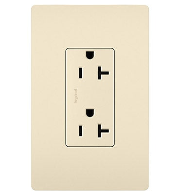 Legrand Canada - Spec Grade 20A Tamper-Resistant Receptacle - Light Almond- Union Lighting Luminaires Decor