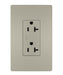 Legrand Canada - Spec Grade 20A Tamper-Resistant Receptacle - Nickel- Union Lighting Luminaires Decor
