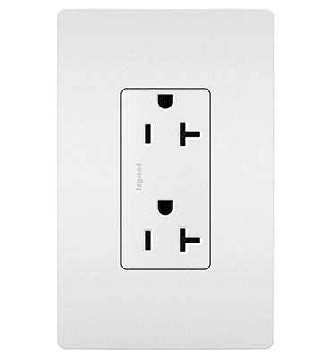 Legrand Canada - Spec Grade 20A Tamper-Resistant Receptacle - White- Union Lighting Luminaires Decor