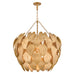 Fredrick Ramond Canada - LED Chandelier - Camille - Distressed Brass- Union Lighting Luminaires Decor