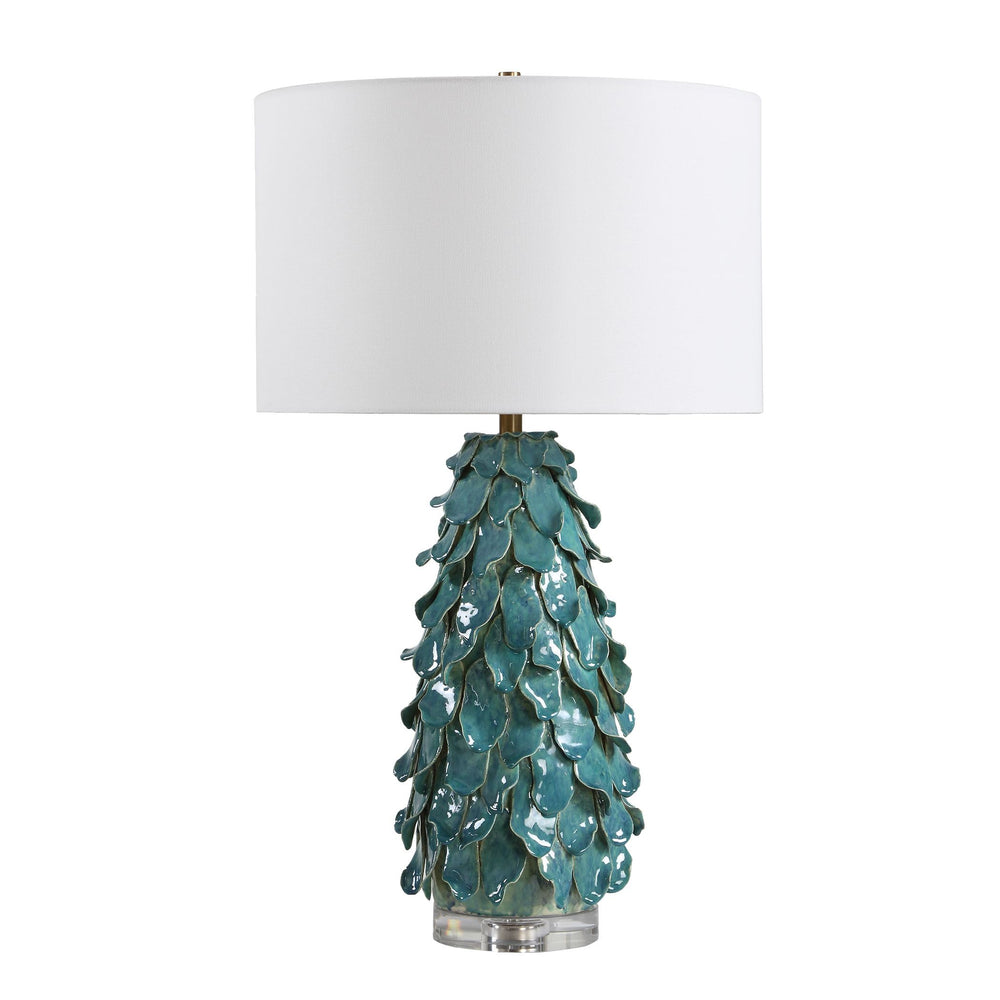 Uttermost - One Light Table Lamp - Mina - Antique Brass- Union Lighting Luminaires Decor