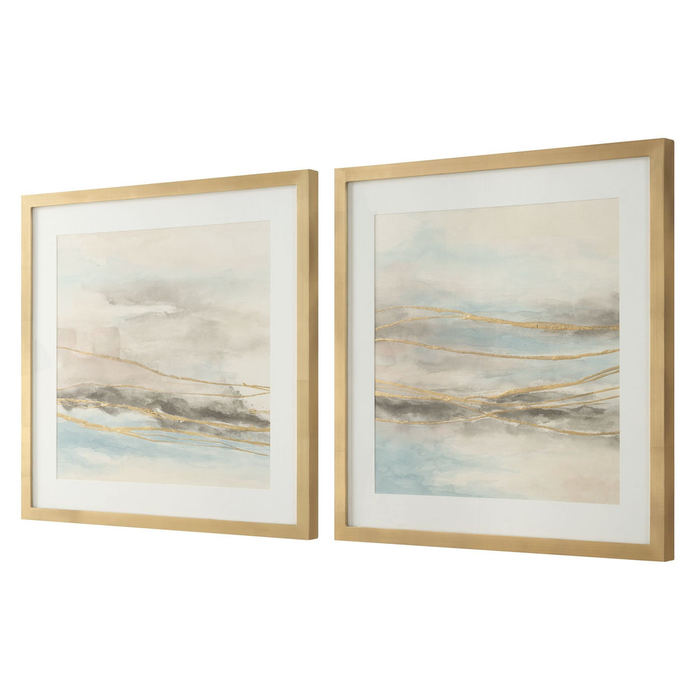 Uttermost - Landscape Prints Set/2 - So Golden - Gold- Union Lighting Luminaires Decor