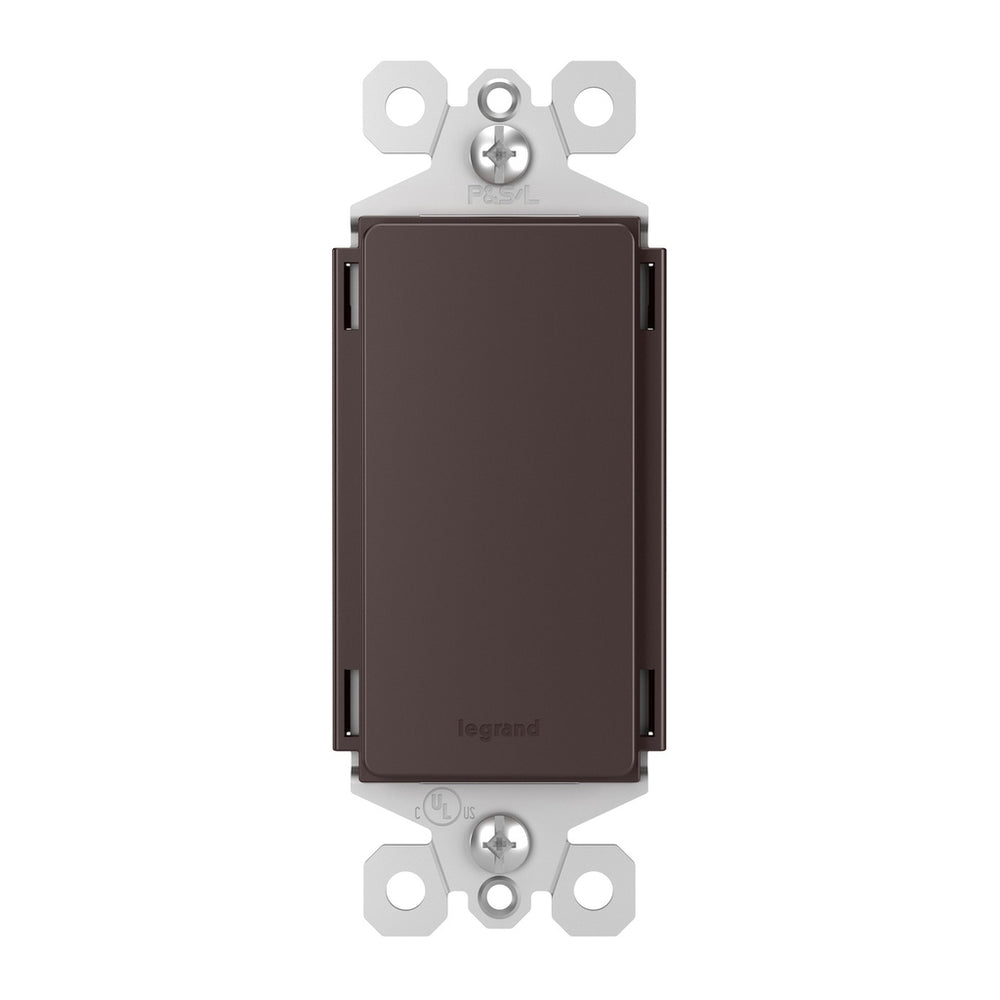 Legrand Canada - Blank Decorator Wall Strap - Dark Bronze- Union Lighting Luminaires Decor