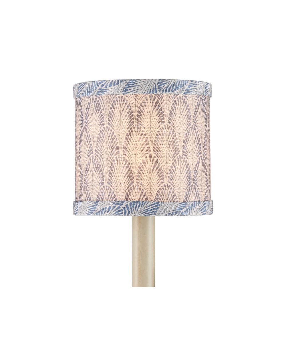 Currey and Company - Chandelier Shade - Plume - Blue/Ivory- Union Lighting Luminaires Decor