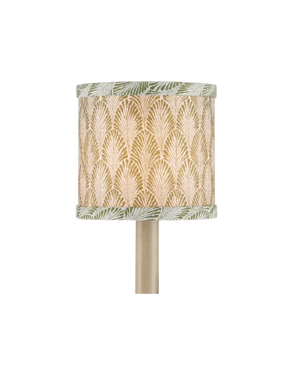 Currey and Company - Chandelier Shade - Plume - Green/Ivory- Union Lighting Luminaires Decor