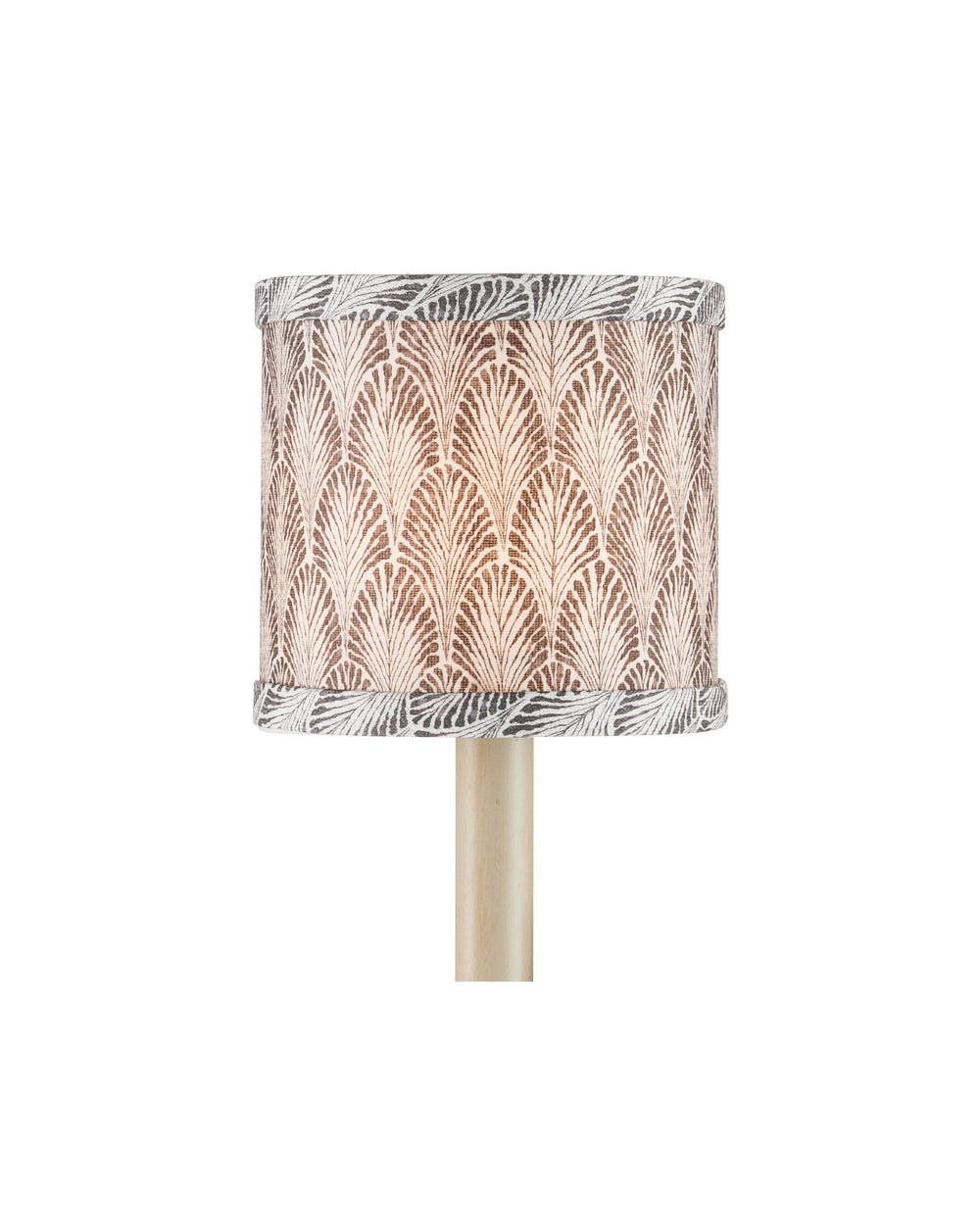 Currey and Company - Chandelier Shade - Plume - Stone/Ivory- Union Lighting Luminaires Decor