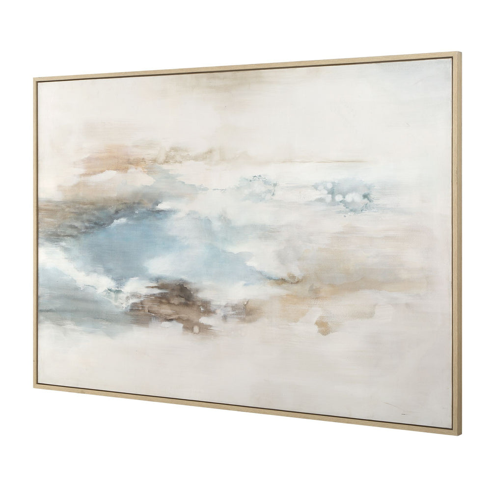 Uttermost - Canvas - Chasing Blue - Natural- Union Lighting Luminaires Decor