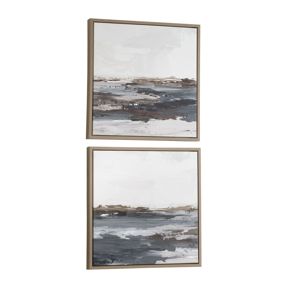 Uttermost - Landscape Painting Set/2 - Bring Me In - Light Oak- Union Lighting Luminaires Decor
