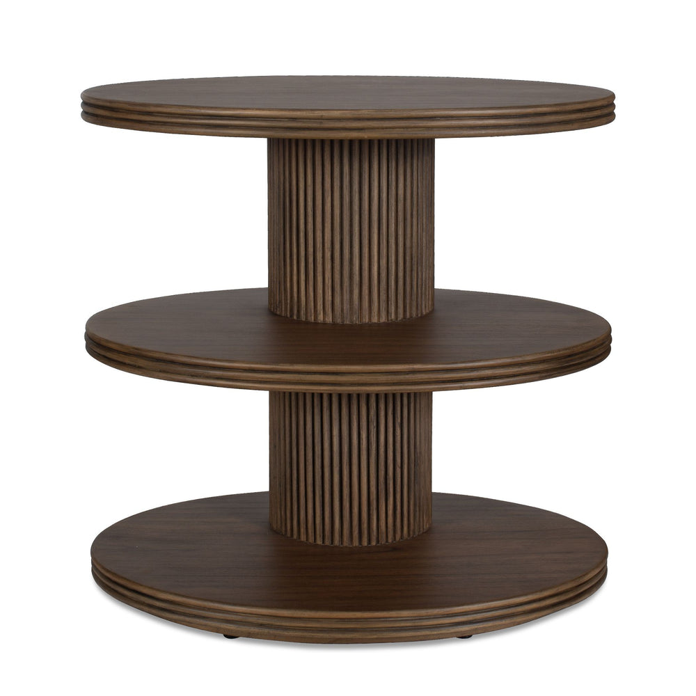 Uttermost - Side Table - Top - Dark Walnut- Union Lighting Luminaires Decor