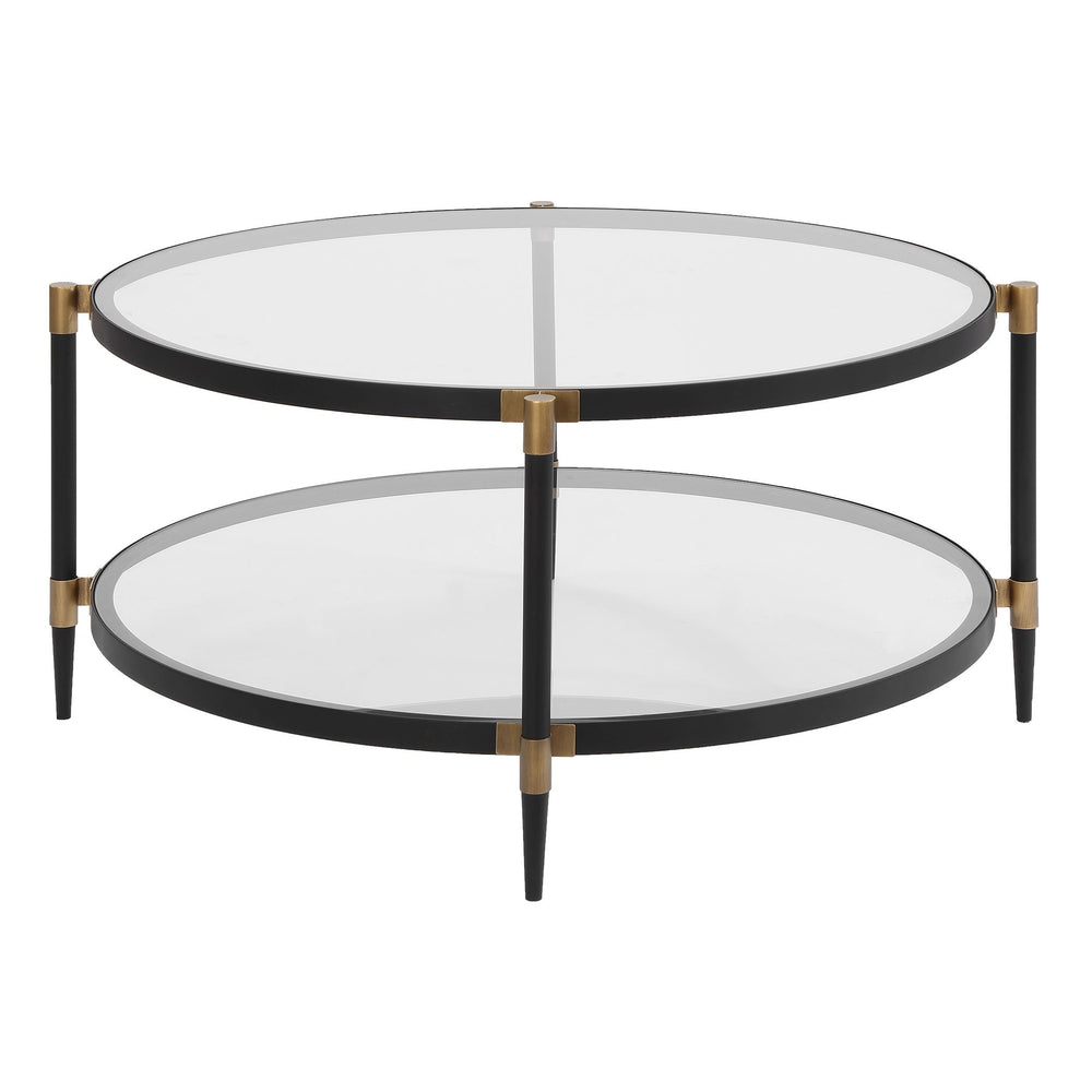 Uttermost - Coffee Table - Chadid - Black Iron- Union Lighting Luminaires Decor