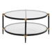 Uttermost - Coffee Table - Chadid - Black Iron- Union Lighting Luminaires Decor