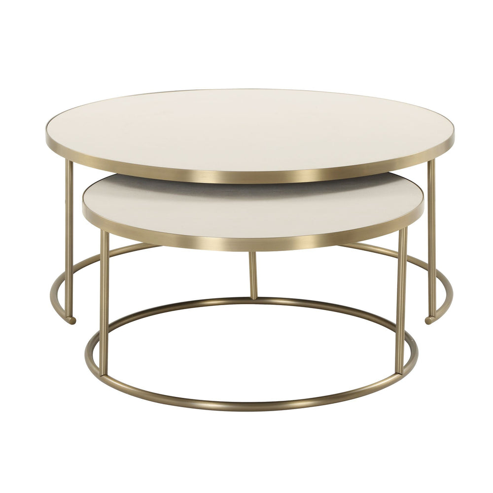 Uttermost - Coffee Tables Set/2 - Aragon - Brass- Union Lighting Luminaires Decor