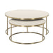 Uttermost - Coffee Tables Set/2 - Aragon - Brass- Union Lighting Luminaires Decor