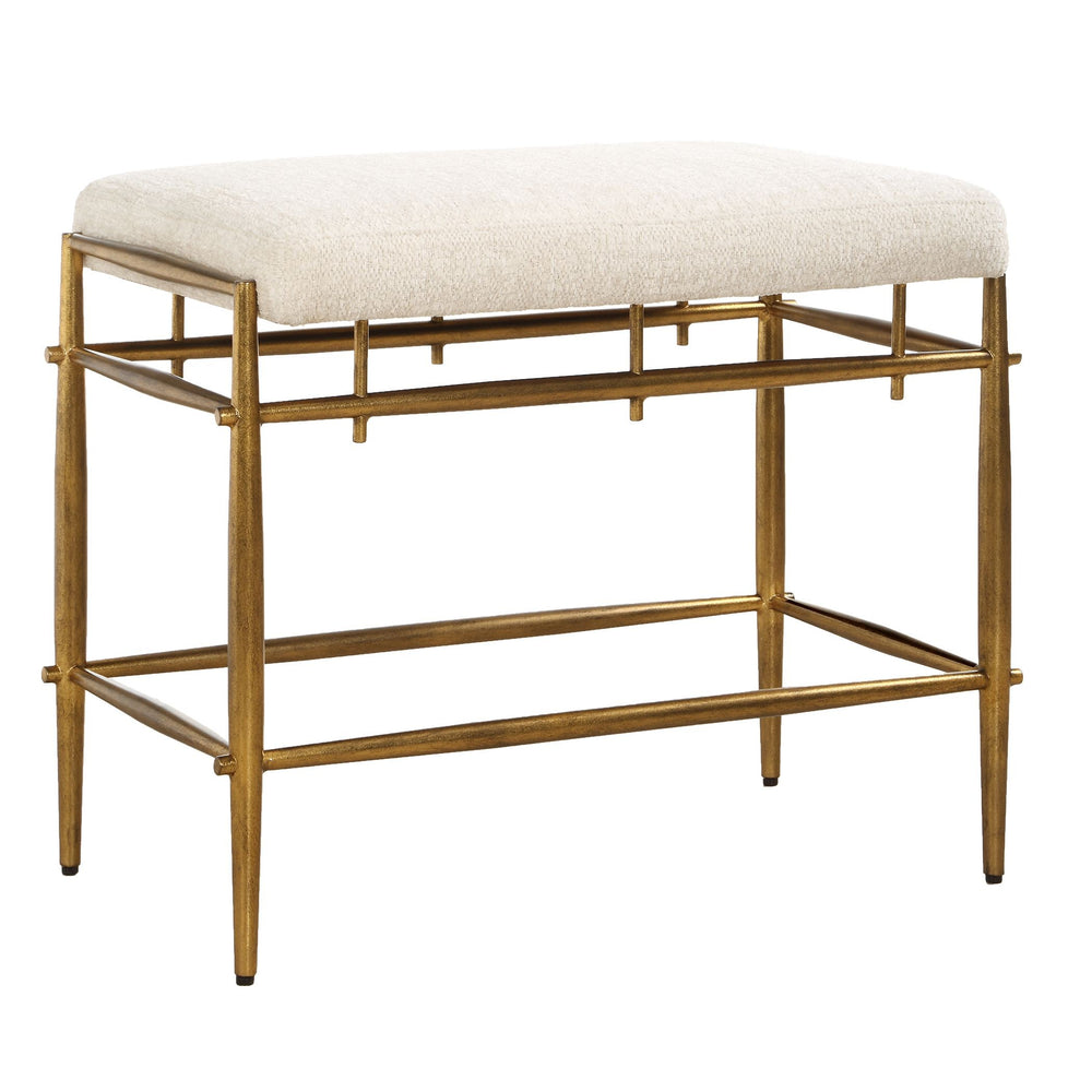 Uttermost - Bench - Karleen - Antique Brass- Union Lighting Luminaires Decor