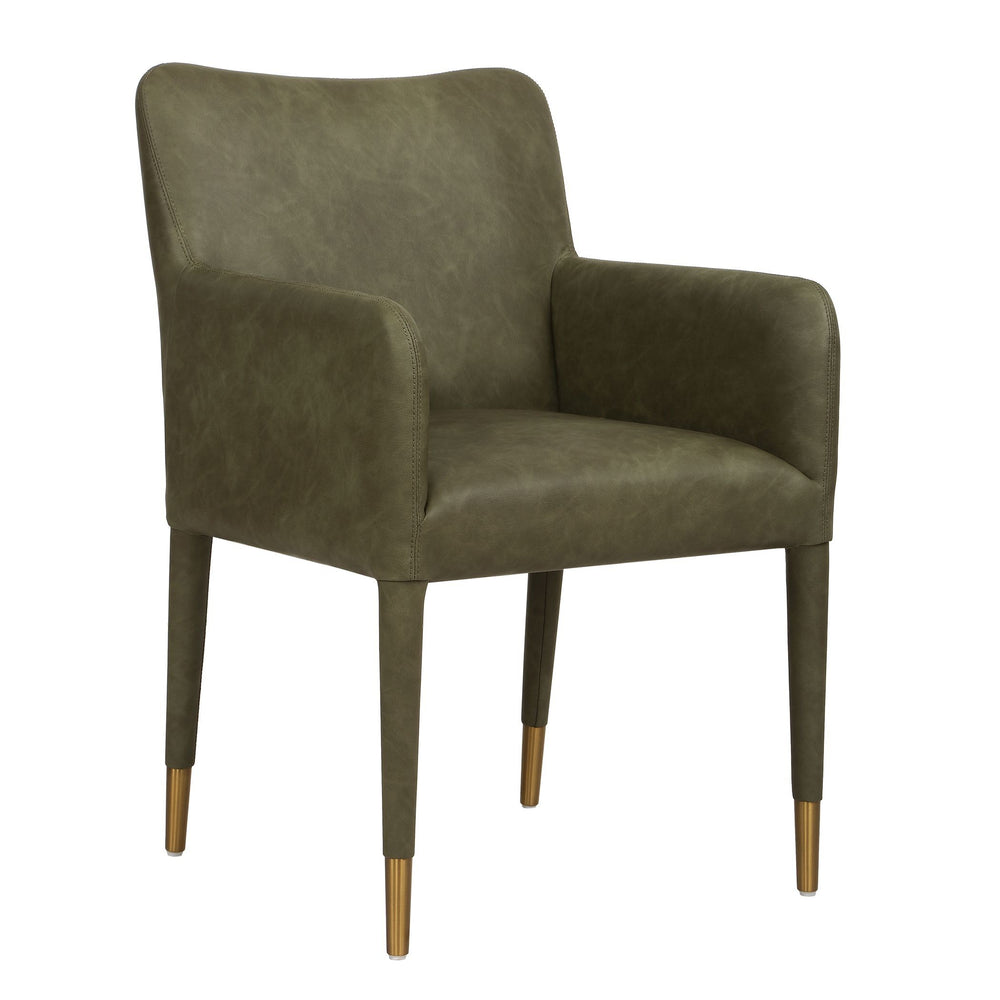 Uttermost - Dining Chair - Conifer - Brushed Brass- Union Lighting Luminaires Decor
