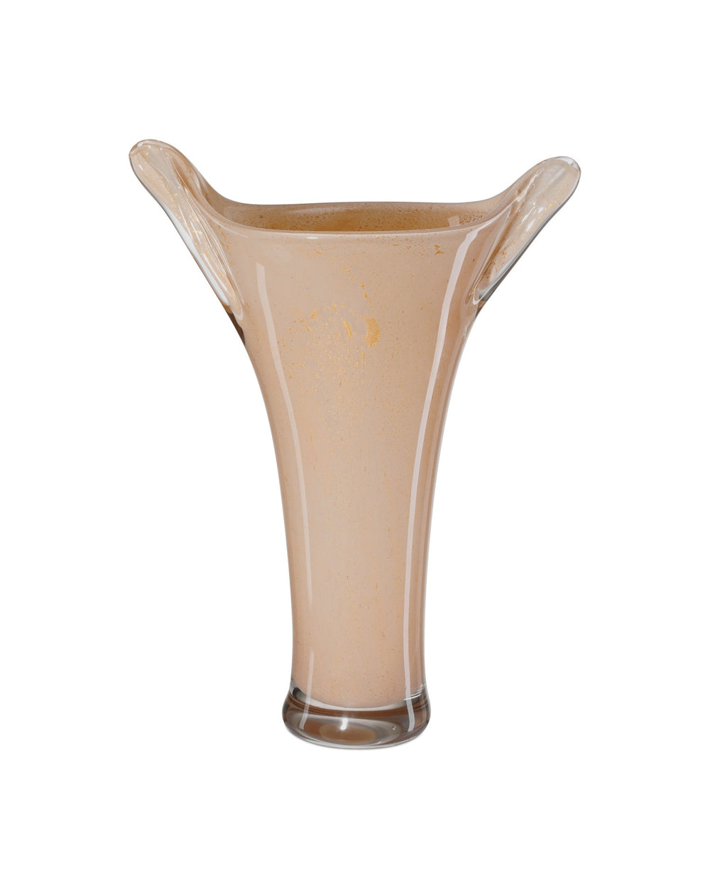 Currey and Company - Vase - Tamara - Soft Peach/Gold- Union Lighting Luminaires Decor