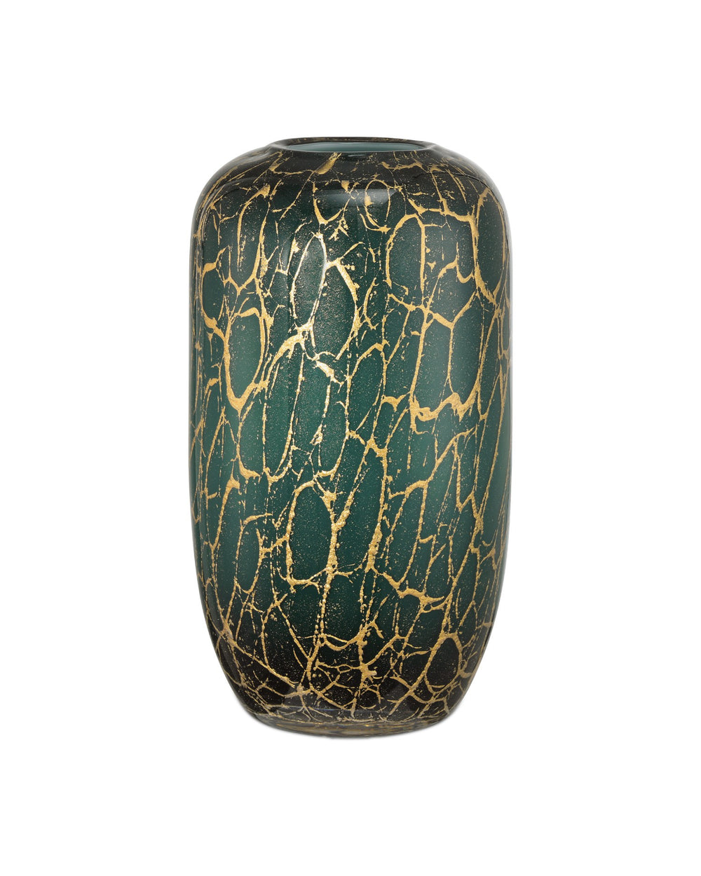 Currey and Company - Vase - Vitry - Green/Gold- Union Lighting Luminaires Decor