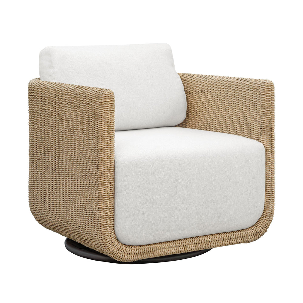 Uttermost - Lounge Chair - Santorini - Oyster White- Union Lighting Luminaires Decor