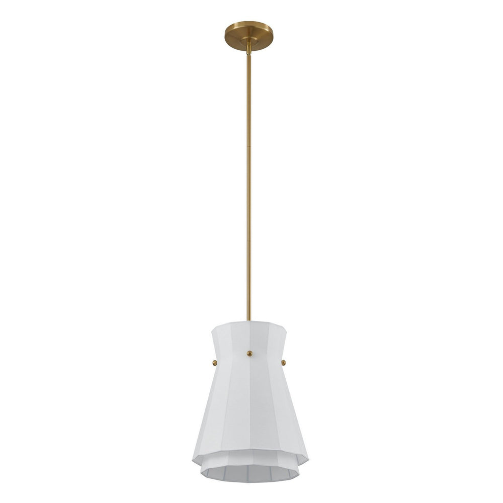 Thesis Canada - One Light Convertible Pendant - Bryony - Brushed Gold- Union Lighting Luminaires Decor