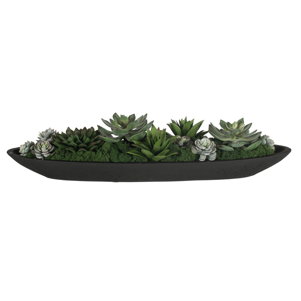 Uttermost - Bowl Centerpiece - Verde - Black- Union Lighting Luminaires Decor