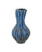 Currey and Company - Vase - Folios - Reactive Dark Blue- Union Lighting Luminaires Decor