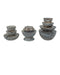 Currey and Company - Box Set of 3 - Marbleized - Marbleized Gray- Union Lighting Luminaires Decor