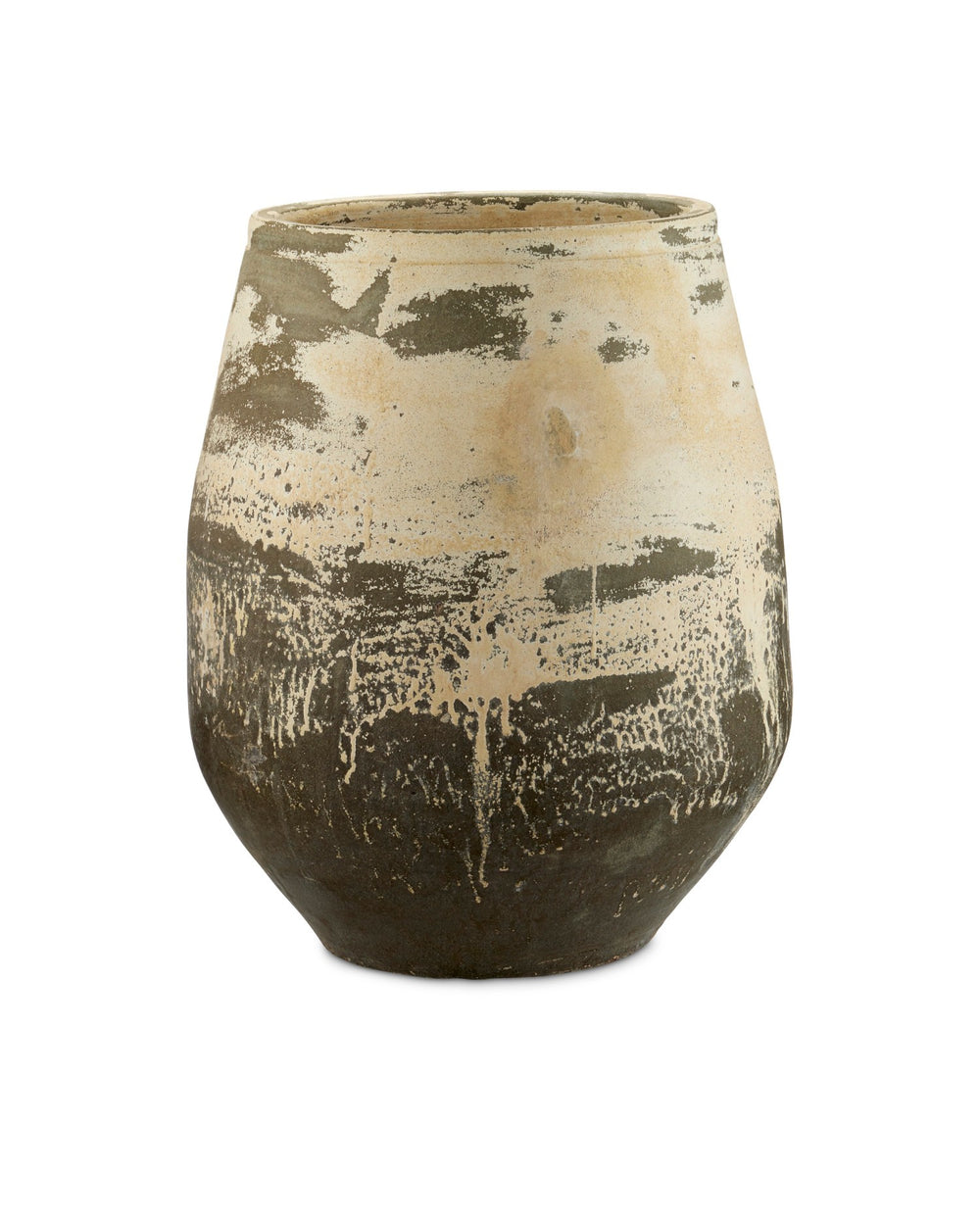 Currey and Company - Planter - Sicilia - Antique White- Union Lighting Luminaires Decor