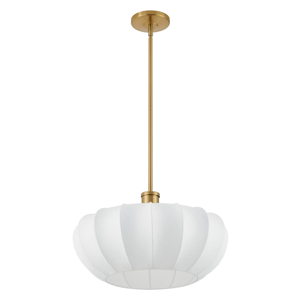 Thesis Canada - Four Light Convertible Pendant - Bryony - Brushed Gold- Union Lighting Luminaires Decor