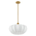 Thesis Canada - Four Light Convertible Pendant - Bryony - Brushed Gold- Union Lighting Luminaires Decor