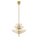 Thesis Canada - Six Light Pendant - Fiorello - Brushed Gold- Union Lighting Luminaires Decor
