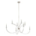 Thesis Canada - Eight Light Chandelier - Florian - Polished Nickel, Clear- Union Lighting Luminaires Decor