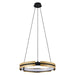 Thesis Canada - LED Pendant - Grazia - Matte Black/Brushed Gold- Union Lighting Luminaires Decor