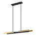 Thesis Canada - LED Linear Pendant - Grazia - Matte Black/Brushed Gold- Union Lighting Luminaires Decor