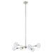 Thesis Canada - Six Light Pendant - Helena - Polished Nickel- Union Lighting Luminaires Decor