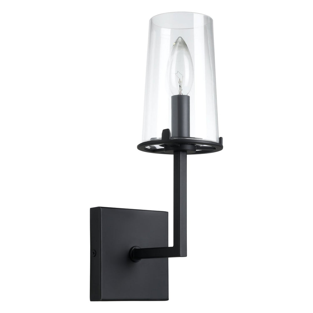 Thesis Canada - One Light Wall Sconce - Jared - Matte Black- Union Lighting Luminaires Decor