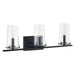 Thesis Canada - Three Light Vanity - Jared - Matte Black- Union Lighting Luminaires Decor
